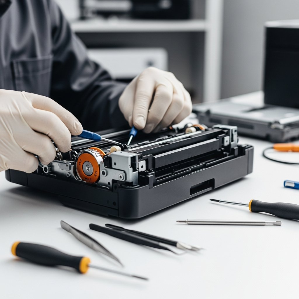 Generate a high-quality, relevant image prompt for an article about: Başiskele HP Yazıcı Tamir: P