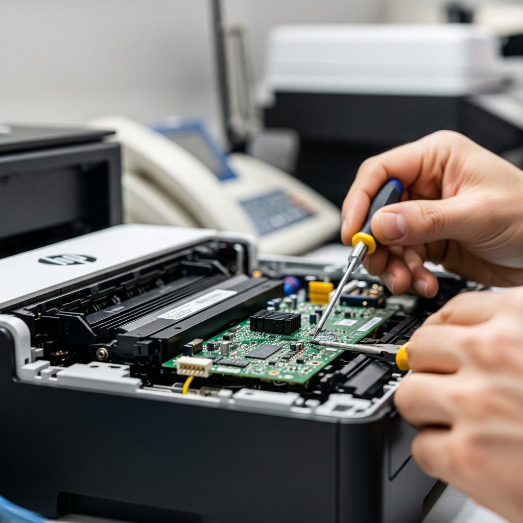 Generate a high-quality, relevant image prompt for an article about: Başiskele Tepecik Hp Yazıcı