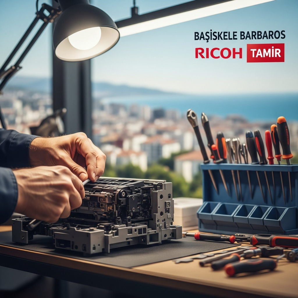 Generate a high-quality, relevant image prompt for an article about: Başiskele Barbaros Ricoh Tamir