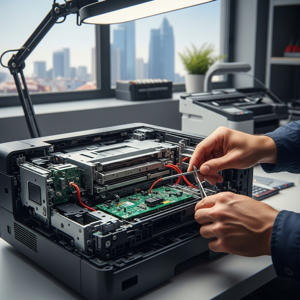 Generate a high-quality, relevant image prompt for an article about: Başiskele Ricoh Uzman Hızlı