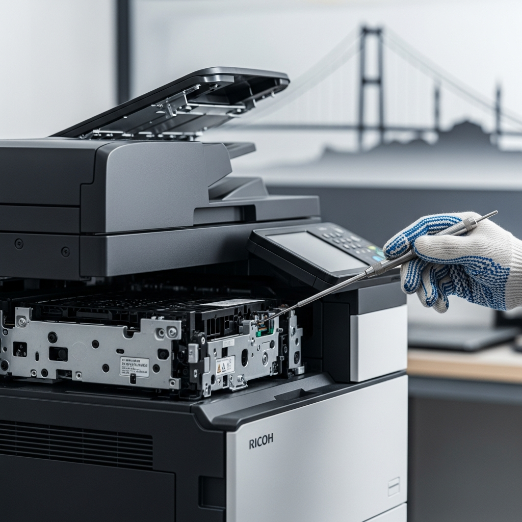 Generate a high-quality, relevant image prompt for an article about: Başiskele Servetiye Ricoh: Hı