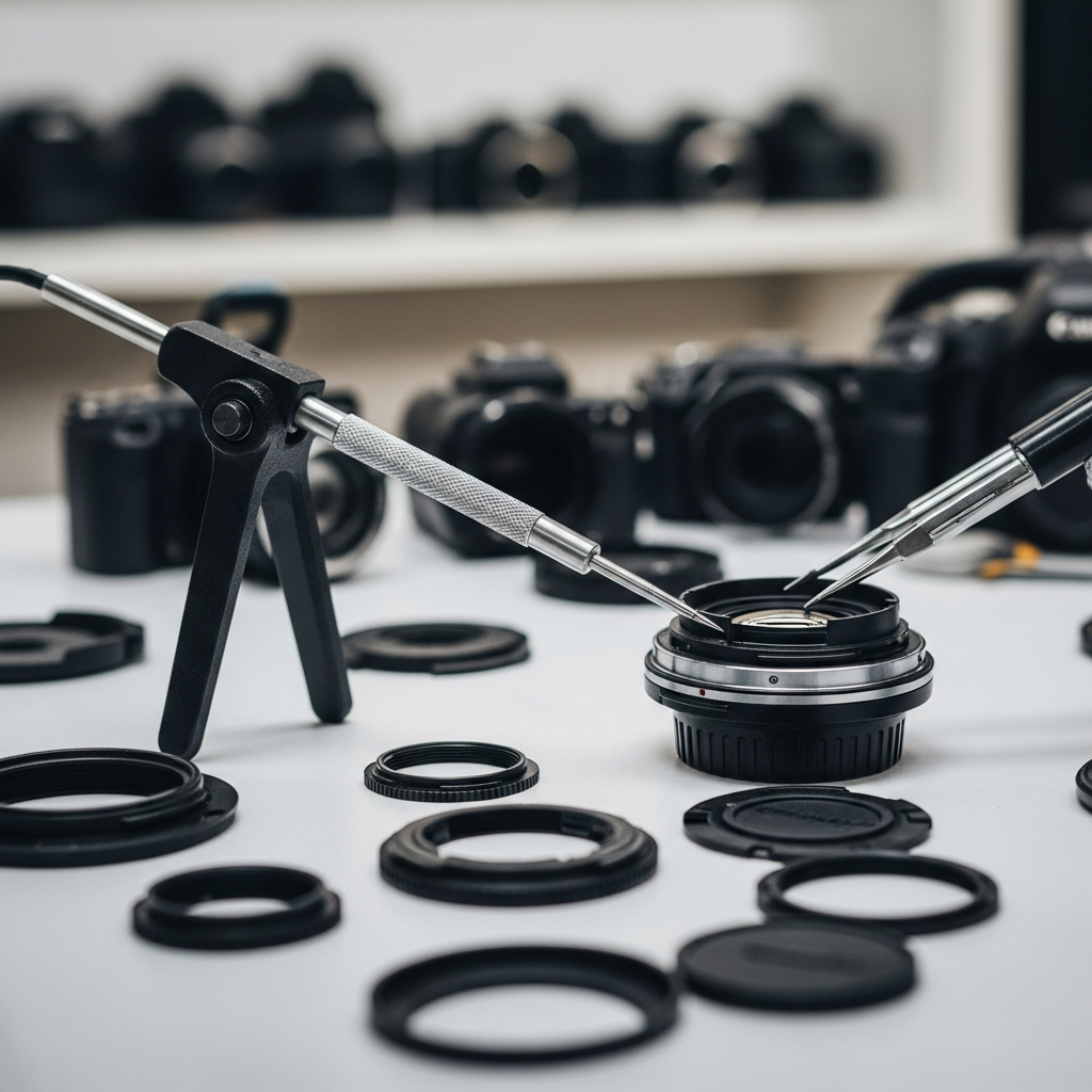 Generate a high-quality, relevant image prompt for an article about: Darıca Cami Mah Canon Tamir: E