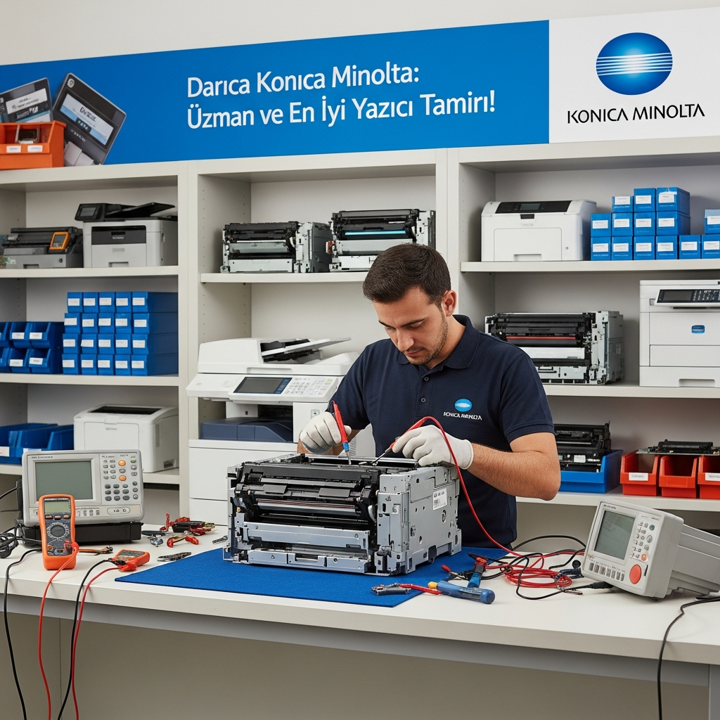 Generate a high-quality, relevant image prompt for an article about: Darıca Konica Minolta: Uzman v