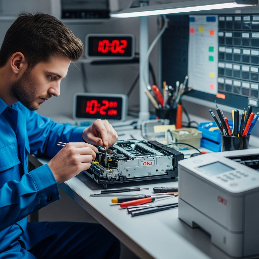 Generate a high-quality, relevant image prompt for an article about: Darıca Oki Yazıcı Tamir: Uzm